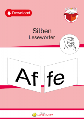 Leseübung, Wörter, Nomen, Anfangsunterricht, Stiftführung, Schreibrichtung, Syntheseübungen, Synthese, Silben, Silbenlesen