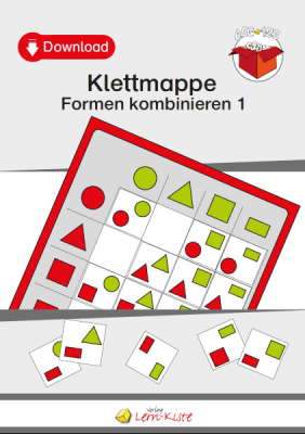 TEACCH, TEACCH Arbeitsmappe, TEACCH Klettmappe, TEACCH-Ansatz, Farben, Formen, geometrische Formen, Farbunterscheidung, Formunterscheidung, Motorik, Auge-Hand-Koordination