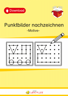 Punktbilder, Punktbilder nachzeichnen, Wahrnehmung, Konzentration, Ausdauer