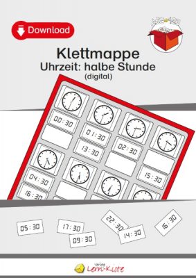 TEACCH, TEACCH Arbeitsmappe, TEACCH Klettmappe, TEACCH-Ansatz, Uhrzeit, Motorik, Auge-Hand-Koordination