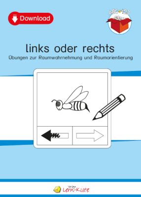 links, rechts, links oder rechts, Konzentration, Konzentrationsübungen, Raumorientierung, Raumunterscheidung