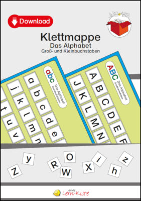 Klettmappe: Das Alphabet in Groß- und Kleinbuchstaben [Digital]